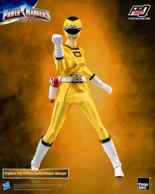Power Rangers Turbo FigZero Yellow Turbo Ranger 1/6 Scale Figure
