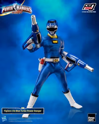 Power Rangers Turbo FigZero Blue Turbo Ranger 1/6 Scale Figure