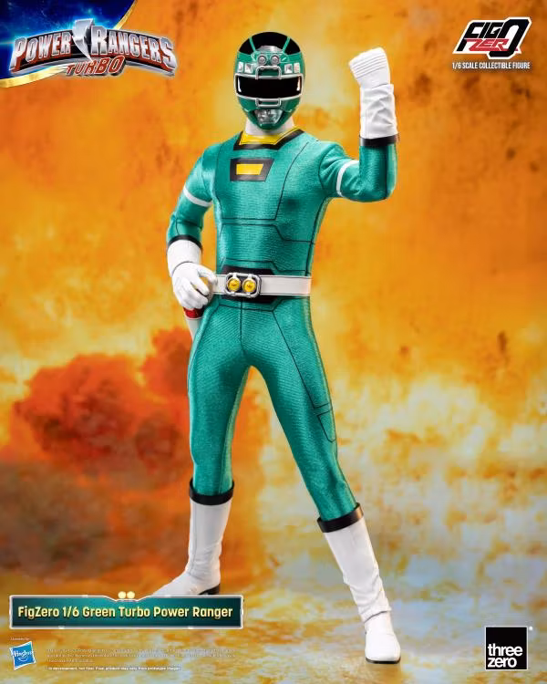 Power Rangers Turbo FigZero Green Turbo Ranger 1/6 Scale Figure
