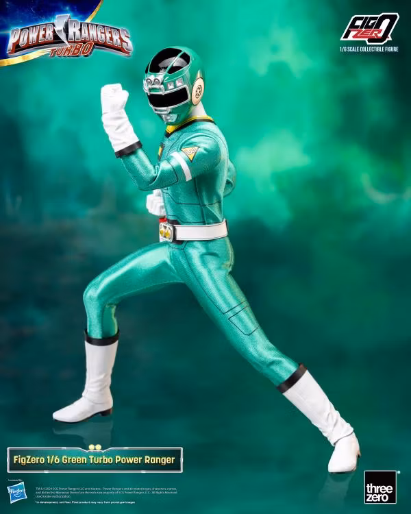 Power Rangers Turbo FigZero Green Turbo Ranger 1/6 Scale Figure