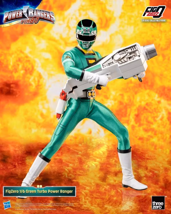 Power Rangers Turbo FigZero Green Turbo Ranger 1/6 Scale Figure