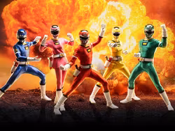 Power Rangers Turbo FigZero Turbo Rangers 1/6 Scale Figure 5-Pack