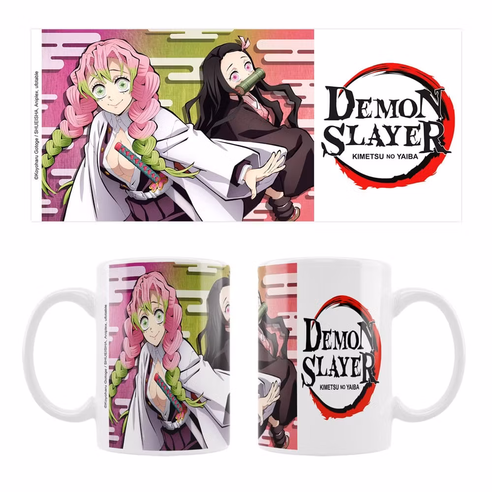Demon Slayer: Kimetsu no Yaiba Ceramic Mug Mitsuri & Nezuko 320ml