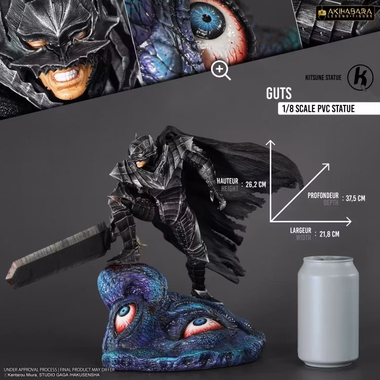Berserk Akihabara Legend Figure Guts (Berserker Armor) 1/8 Scale Figure