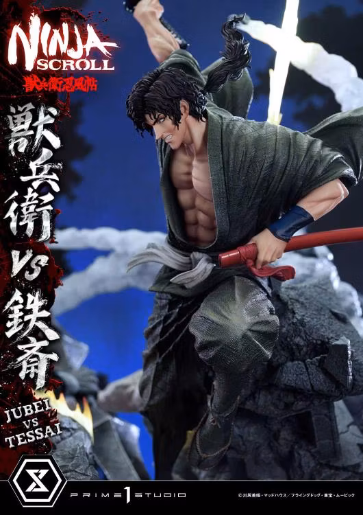 Ninja Scroll Ultimate Premium Masterline Jubei vs. Tessai (Deluxe Ver.) 1/4 Scale Limited Edition Statue (With Bonus)