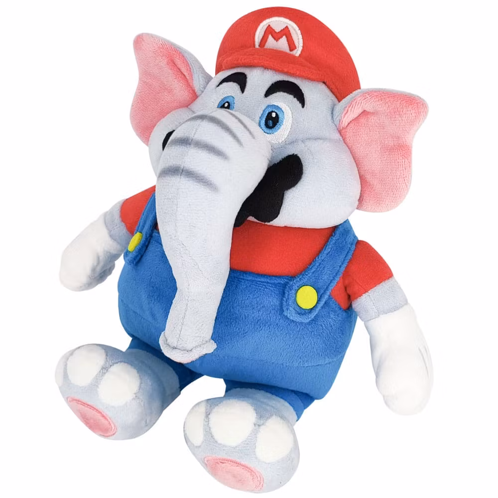 Super Mario Bros. Wonder Plush Figure Mario Elefant