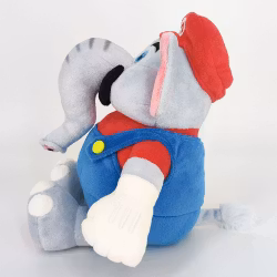 Super Mario Bros. Wonder Plush Figure Mario Elefant