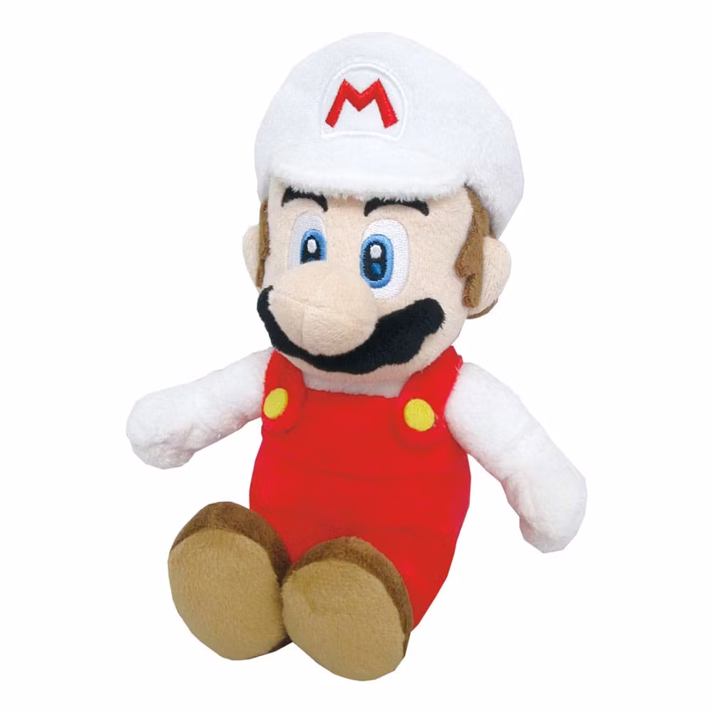 Super Mario Plush Figure Mario Fire
