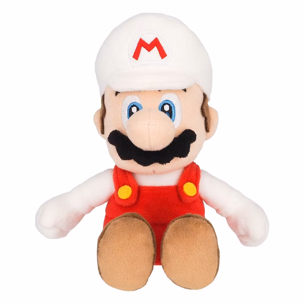 Super Mario Plush Figure Mario Fire