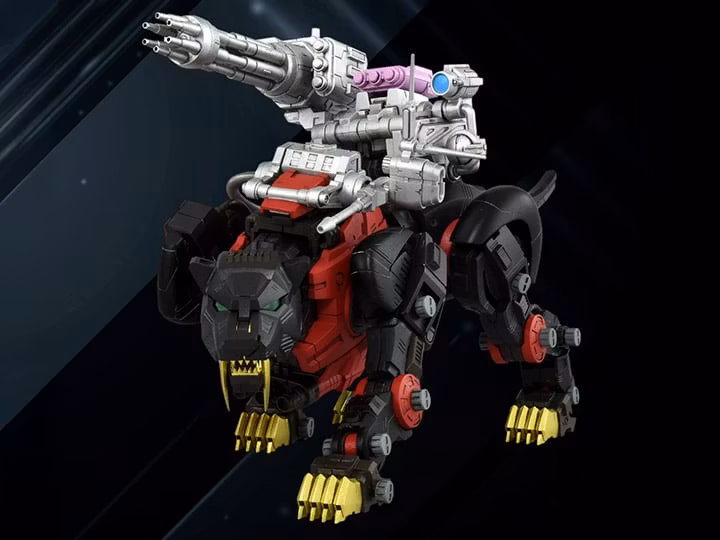 Zoids Realize Model RMZ-006 Saber Tiger (Schwarz Special Ver.) 1/100 Scale Model Kit