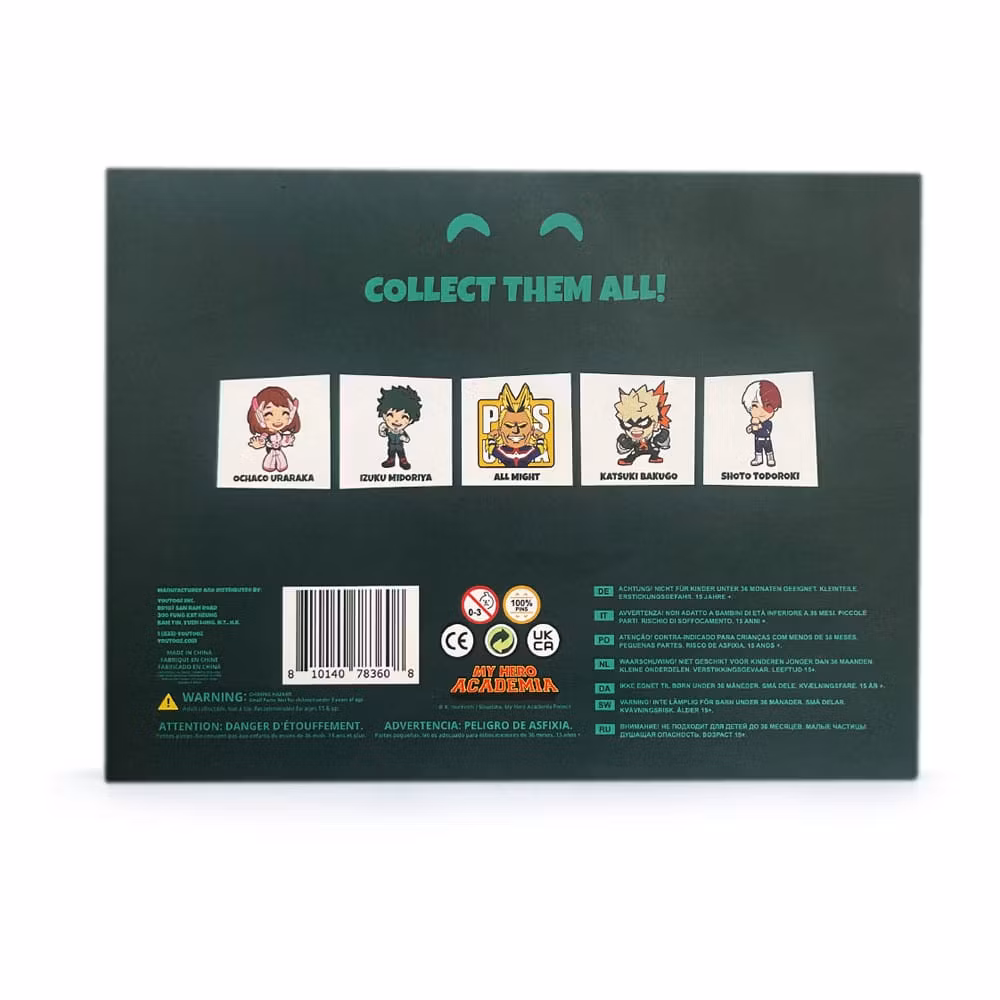 My Hero Academia Enamel Pins Set