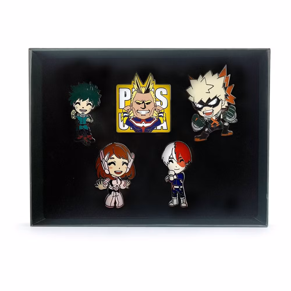 My Hero Academia Enamel Pins Set