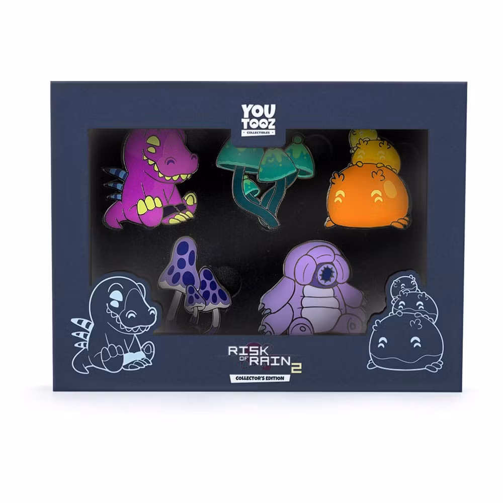Risk of Rain 2 Enamel Pins Set
