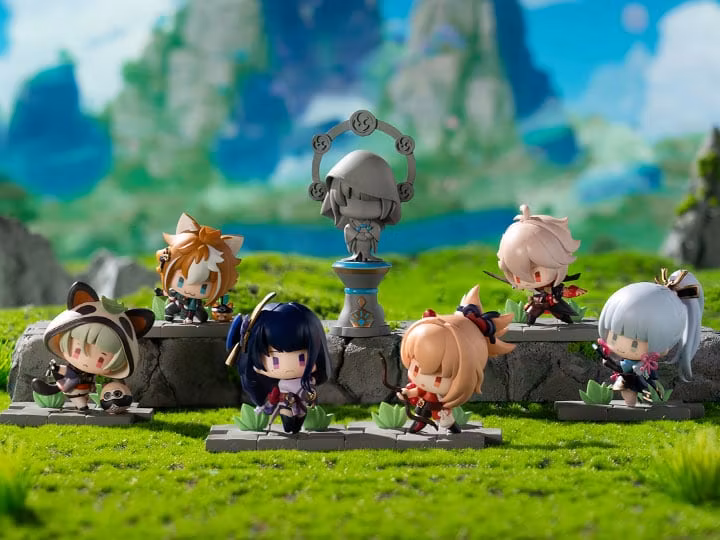 Genshin Impact Heroes of the Battlefield Lightning Edition Set of 6 Figures (with a Secret Character)