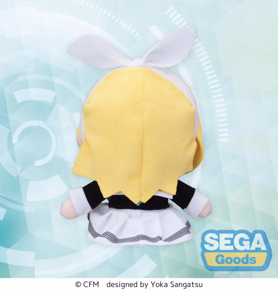 Character Vocal Series 02: Kagamine Rin/Len Fuwa Petit Mini Plush Figure Kagamine Rin (Uniform Ver.) (EX)
