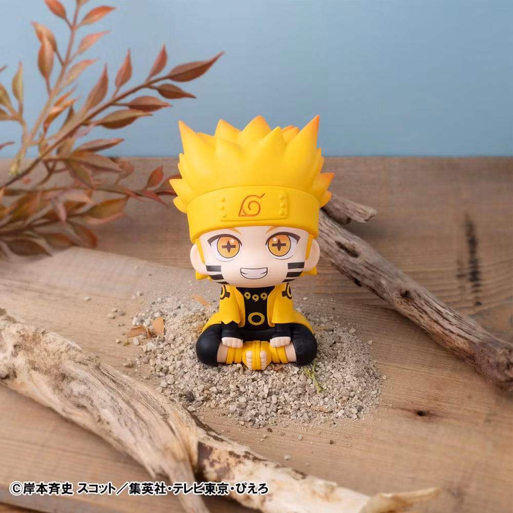 Naruto Shippuden Look Up Series Naruto Uzumaki (Six Paths Sage Mode) & Minato Namikaze (with gift)