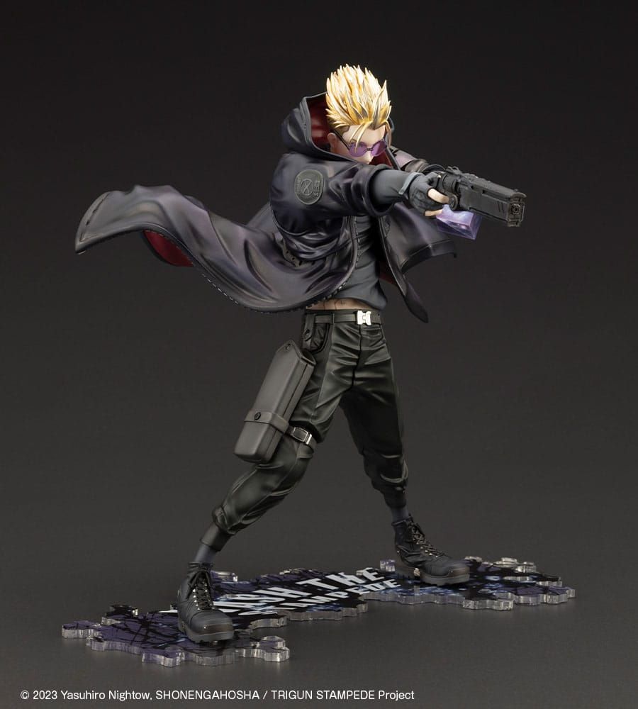 Trigun Stampede ArtFX J Vash the Stampede (The Gunman in Black Ver.)