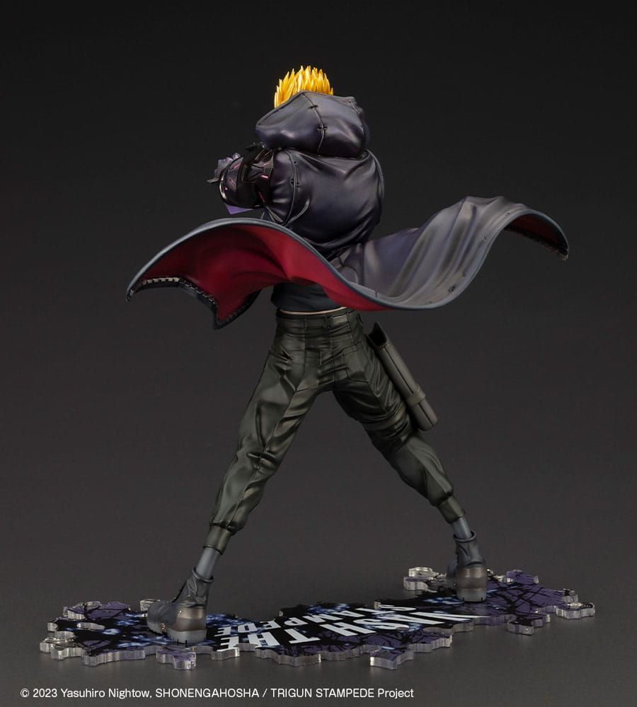 Trigun Stampede ArtFX J Vash the Stampede (The Gunman in Black Ver.)