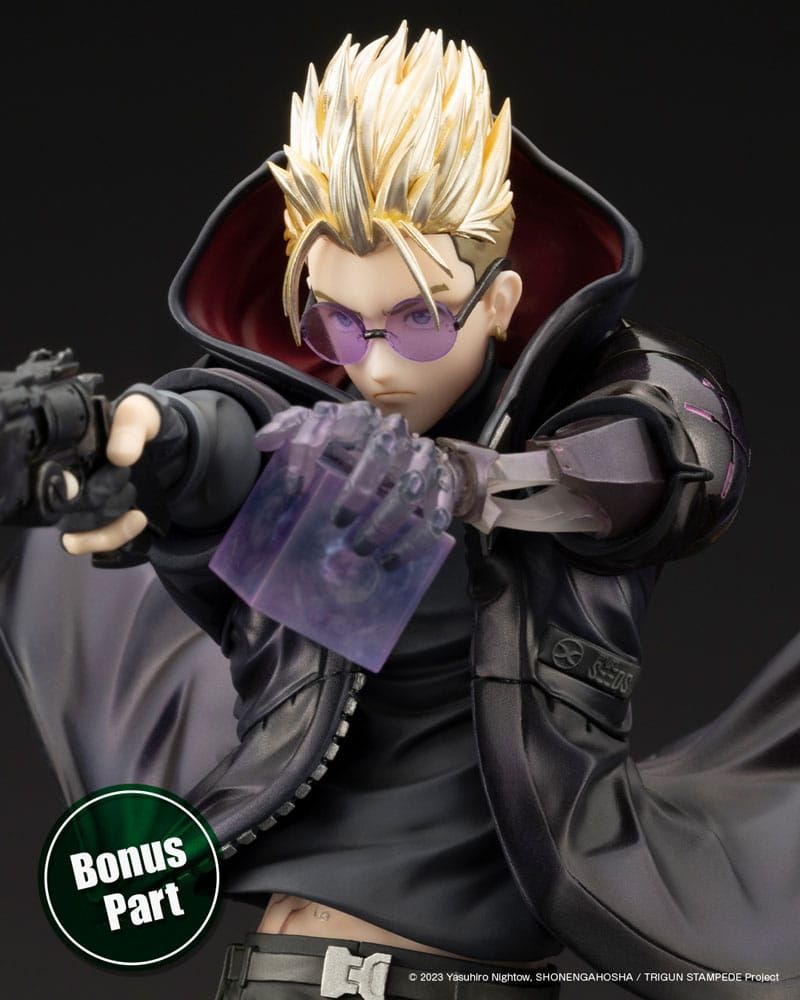 Trigun Stampede ArtFX J Vash the Stampede (The Gunman in Black Ver.)
