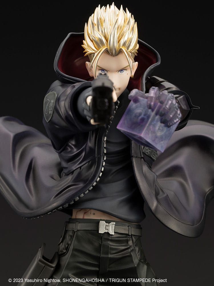 Trigun Stampede ArtFX J Vash the Stampede (The Gunman in Black Ver.)