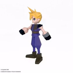 Final Fantasy VII Cloud Strife Polygon Soft Vinyl Figure
