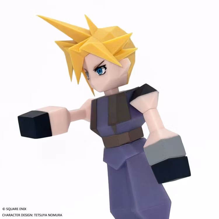 Final Fantasy VII Cloud Strife Polygon Soft Vinyl Figure