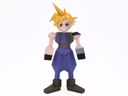 Final Fantasy VII Cloud Strife Polygon Soft Vinyl Figure