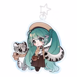Vocaloid Acrylic Keychain Hatsune Miku (Kawaii Winter Time)