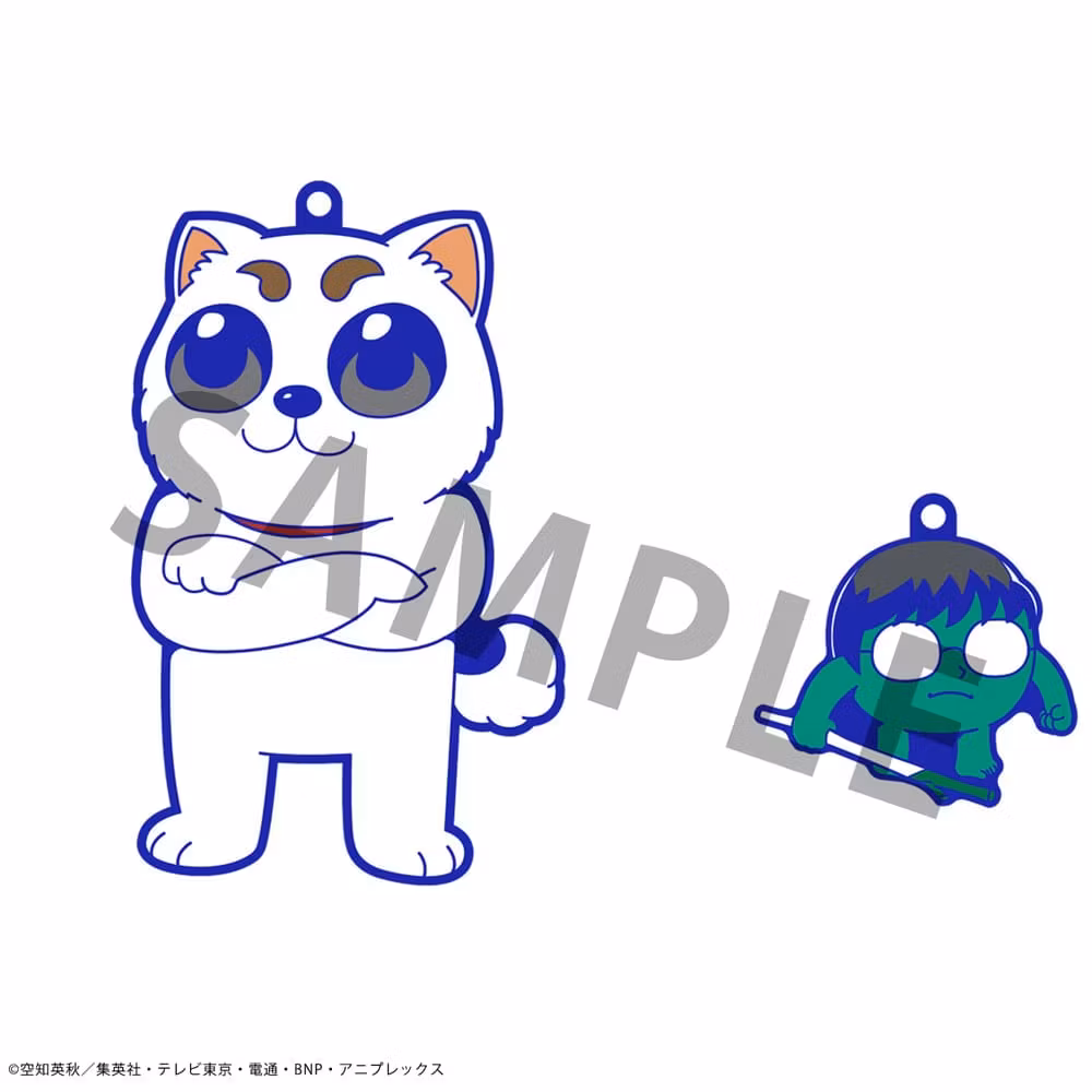 Gintama x Okawabukubu Rubber Mascot Buddycolle Rubber Charms Gintama Oshant Set
