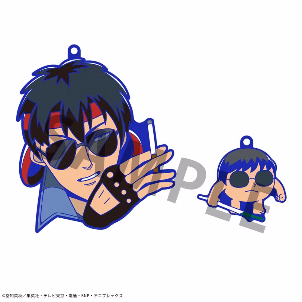 Gintama x Okawabukubu Rubber Mascot Buddycolle Rubber Charms Gintama Oshant Set