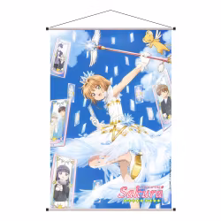 Cardcaptor Sakura Clear Card Wallscroll Sakura Kinomoto 60 x 90 cm