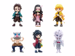 Demon Slayer: Kimetsu no Yaiba PalVerse Boxed Set of 6 Figures