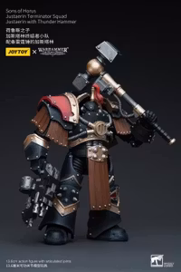Warhammer: The Horus Heresy Sons of Horus Justaerin Terminator Squad Justaerin with Thunder Hammer 1/18 Scale Action Figure