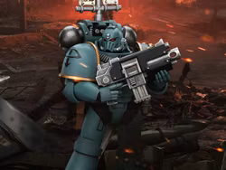 Warhammer: The Horus Heresy Sons of Horus MKIV Tactical Squad Legionary with Legion Vexilla 1/18 Scale Action Figure