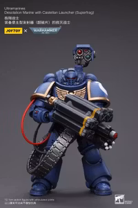 Warhammer 40K Ultramarines Desolation Marine with Superfrag Rocket Launcher 1/18 Scale Action Figure