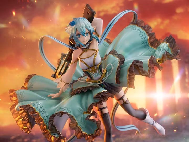 Sword Art Online Sinon (Crystal Dress Ver.) 1/7 Scale Shibuya Scramble Figure