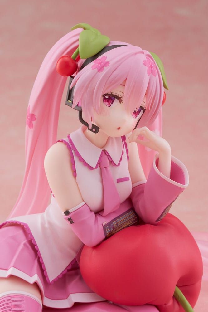 Vocaloid Desktop Cute Sakura Miku (Cherry Cushion Ver.)