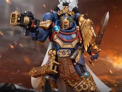 Warhammer: The Horus Heresy Ultramarines Legion Praetor with Power Sword and Volkite Serpenta 1/18 Scale Action Figure