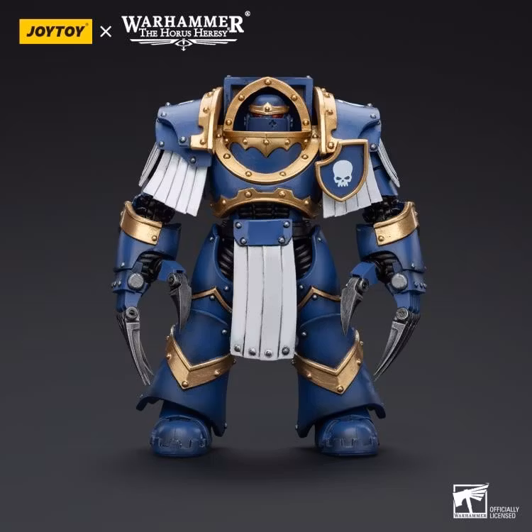 Warhammer: The Horus Heresy Ultramarines Cataphractii Terminator Squad Terminator with Lightning Claws 1/18 Scale Action Figure