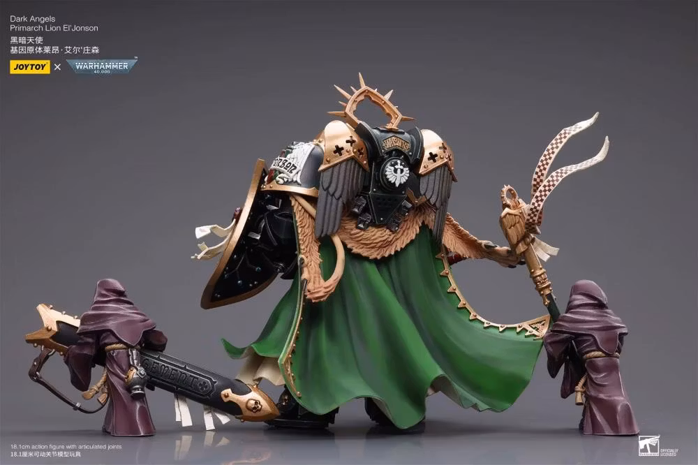 Warhammer 40k Dark Angels Primarch Lion El'Jonson 1/18 Scale Action Figure