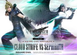 Final Fantasy VII Rebirth Square Enix Masterline Cloud Strife vs. Sephiroth 1/4 Scale Statue (With Bonus)