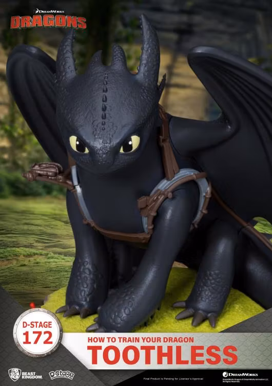 How to Train Your Dragon D-Stage DS-172 Toothless Statue