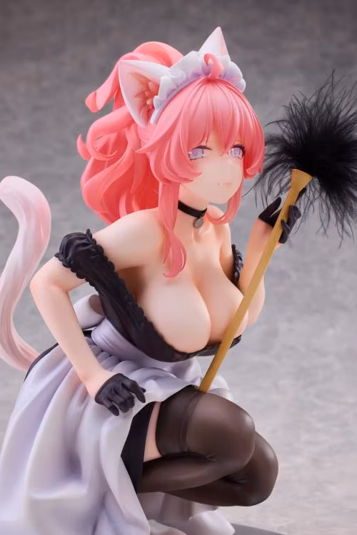 Cat's Thought Maid Cat Mo-chan 1/4 Scale Figure