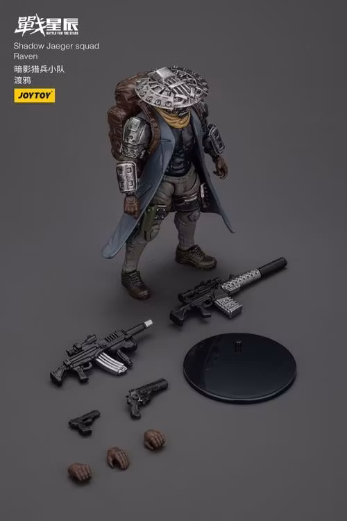 Battle for the Stars Shadow Jaeger Squad Raven 1/18 Scale Action Figure