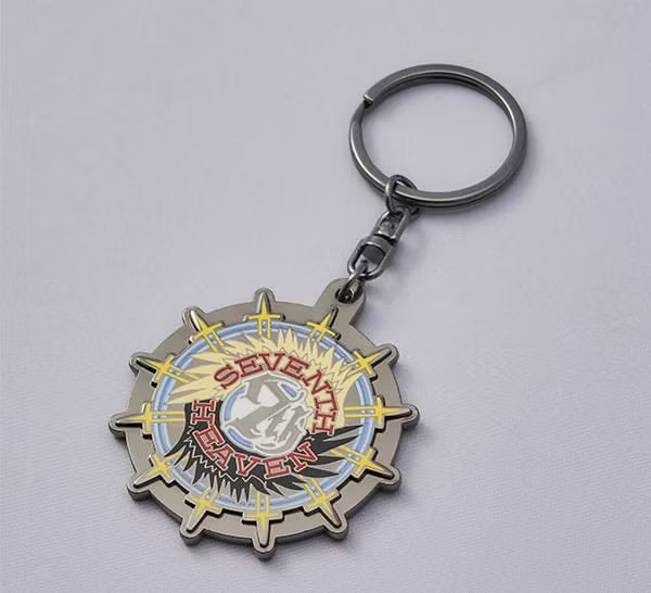 Final Fantasy Series Metal-Keychain Seventh Heaven