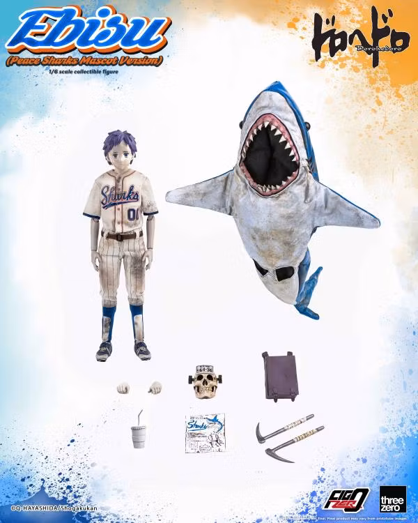 Dorohedoro FigZero Ebisu (Peace Sharks Mascot Ver.) 1/6 Scale Figure