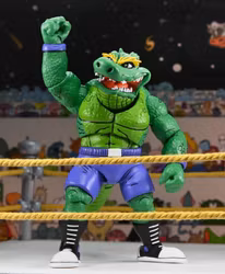 Teenage Mutant Ninja Turtles Adventures Stump Wrestling Leatherhead (Archie Comics) Action Figure