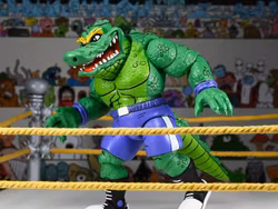 Teenage Mutant Ninja Turtles Adventures Stump Wrestling Leatherhead (Archie Comics) Action Figure