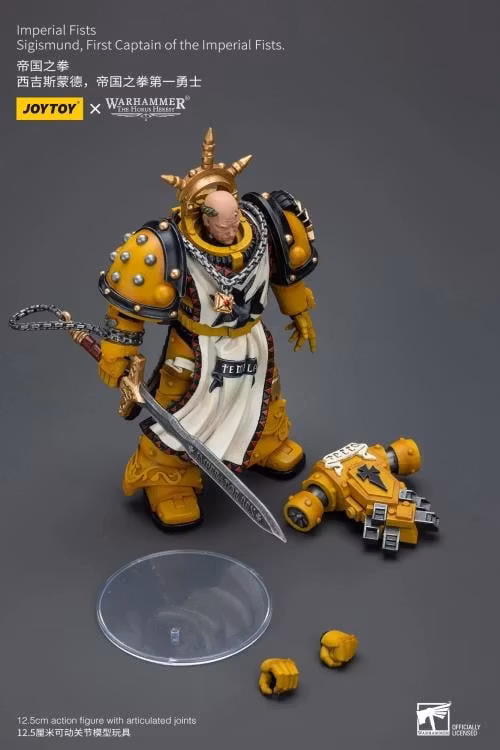 Warhammer: The Horus Heresy Imperial Fists Sigismund First Captain of the Imperial Fists 1/18 Scale Action Figure