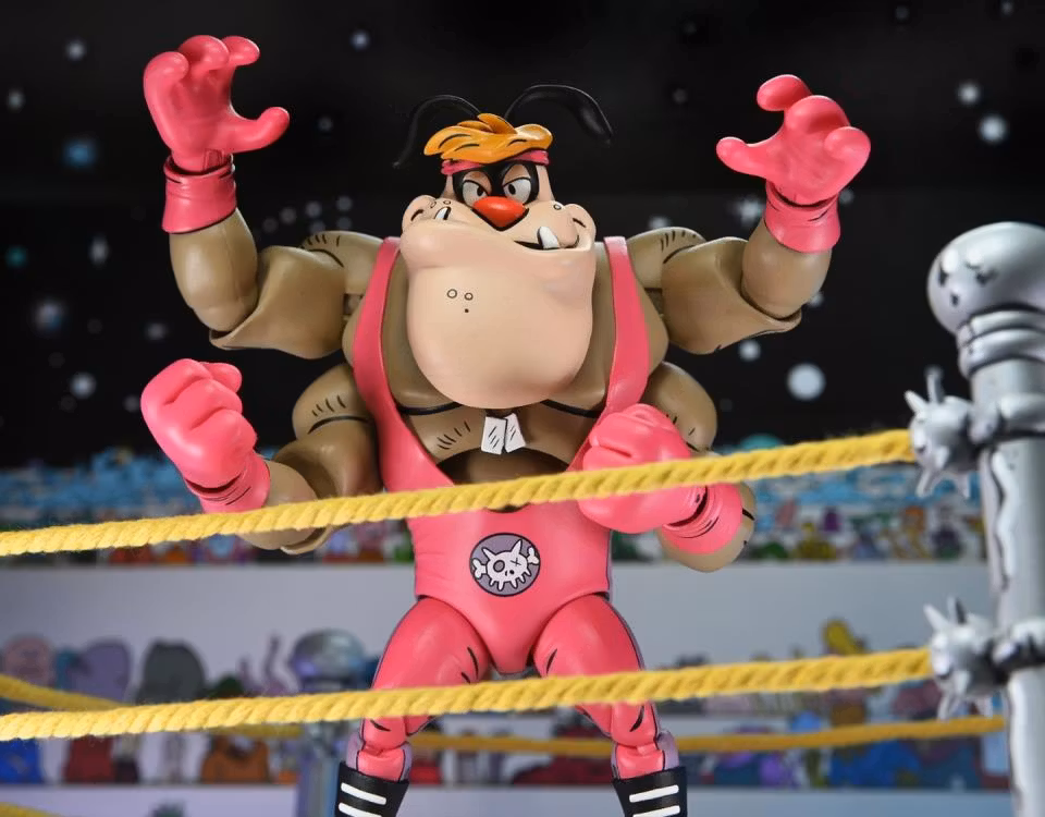 Teenage Mutant Ninja Turtles Adventures Stump Wrestling Cryin' Houn' (Archie Comics) Action Figure